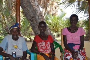 Epori, Aipa and Achukudu, brave BOMA entrepreneurs who are HIV+ and raising their children alone.  